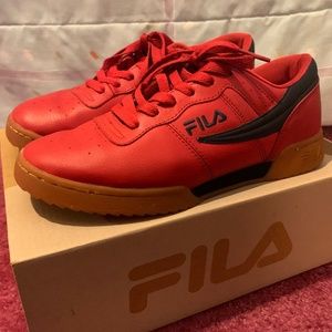 Red Fila Original Fitness Ripple  Men's Size 8.5